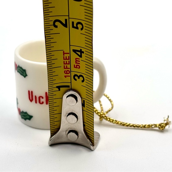 Ganz Miniature Christmas Mug / Cup Ornaments - Set of 2 - Picture 5 of 5